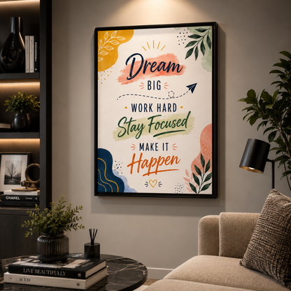 Dream Big, Work Hard - Ambition Grounded In Effort