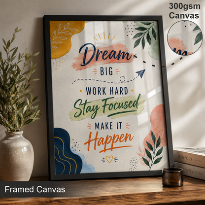 Dream Big, Work Hard - Ambition Grounded In Effort