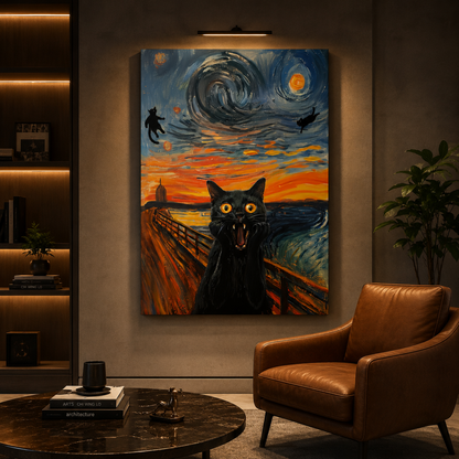 The Purr-Fect Scream - Whimsy Meets Existential Chaos