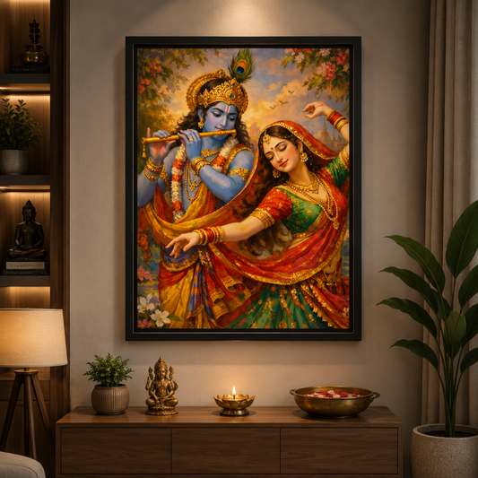 Radha Krishna Divine Love - Union Beyond Time