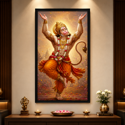 Divine Lord Hanuman - Strength Guided By Devotion