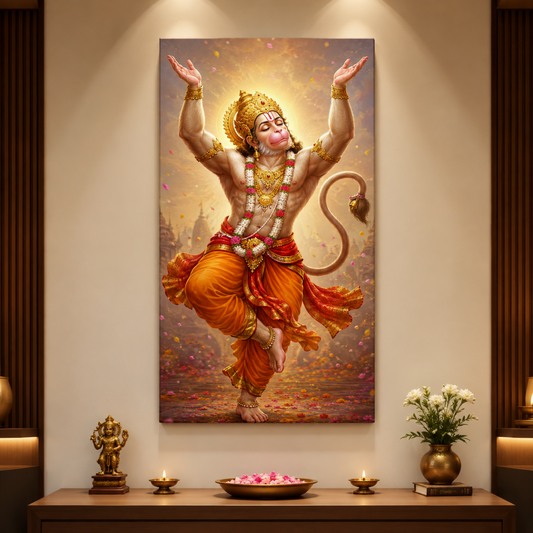 Divine Lord Hanuman - Strength Guided By Devotion