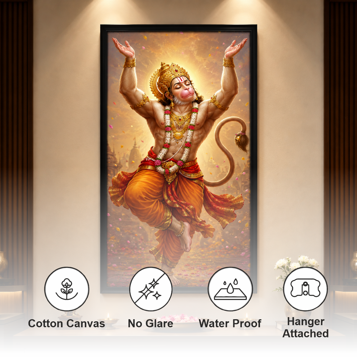 Divine Lord Hanuman - Strength Guided By Devotion