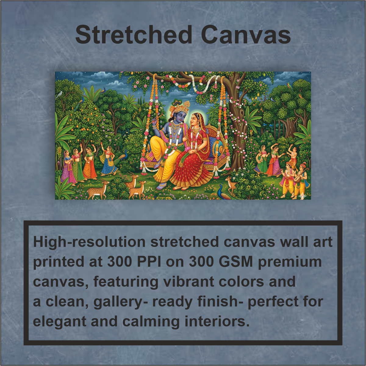 Divine Radha Krishna On Swing - Playful Love, Divine Grace