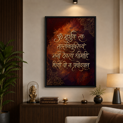 Golden Gayatri Mantra - Sacred Light, Mindful Clarity