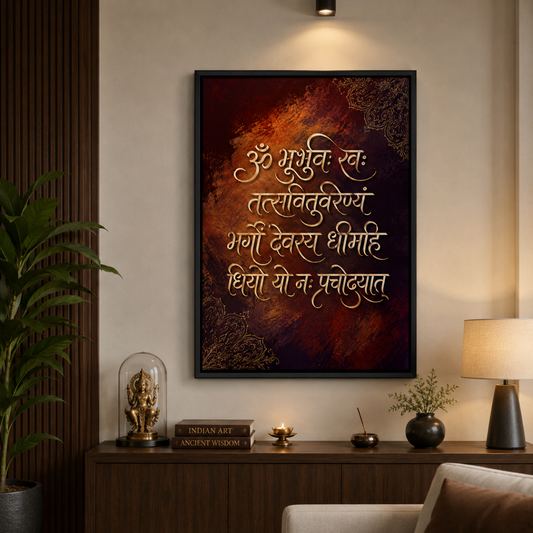 Golden Gayatri Mantra - Sacred Light, Mindful Clarity