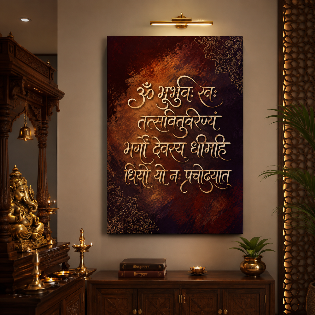 Golden Gayatri Mantra - Sacred Light, Mindful Clarity