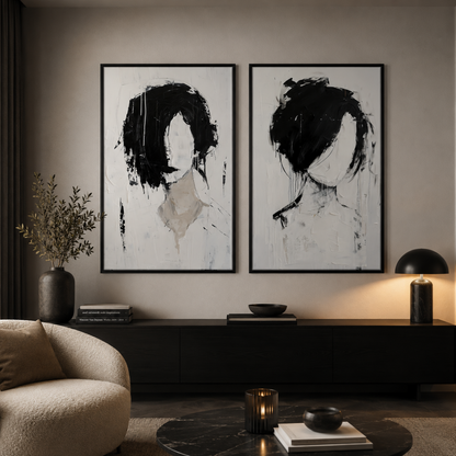 Messy Monochrome - When Chaos Chooses Black And White