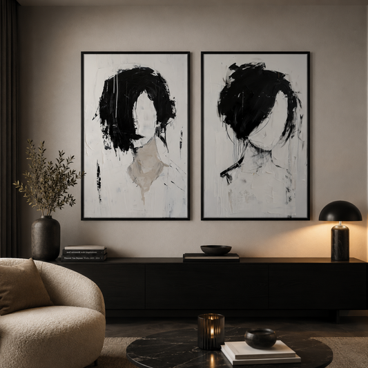 Messy Monochrome - When Chaos Chooses Black And White