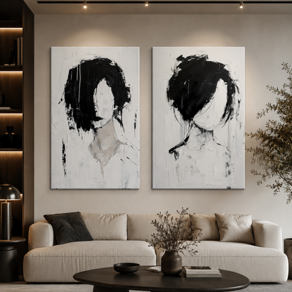 Messy Monochrome - When Chaos Chooses Black And White