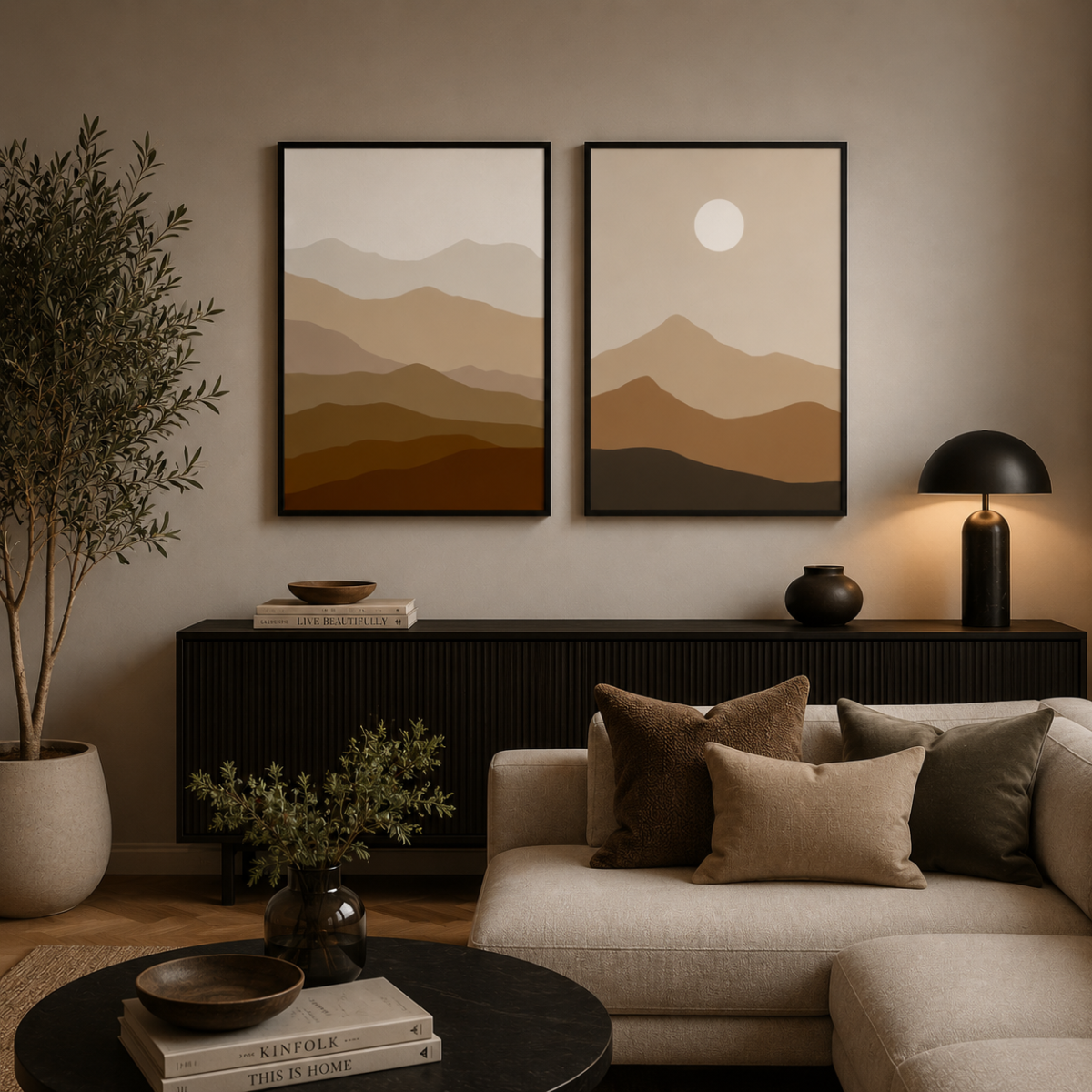 Soft Balance – Neutral Abstract Wall Art