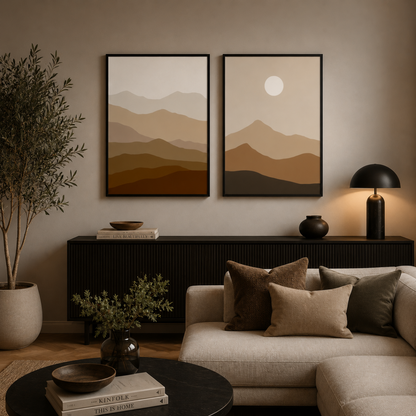 Soft Balance – Neutral Abstract Wall Art