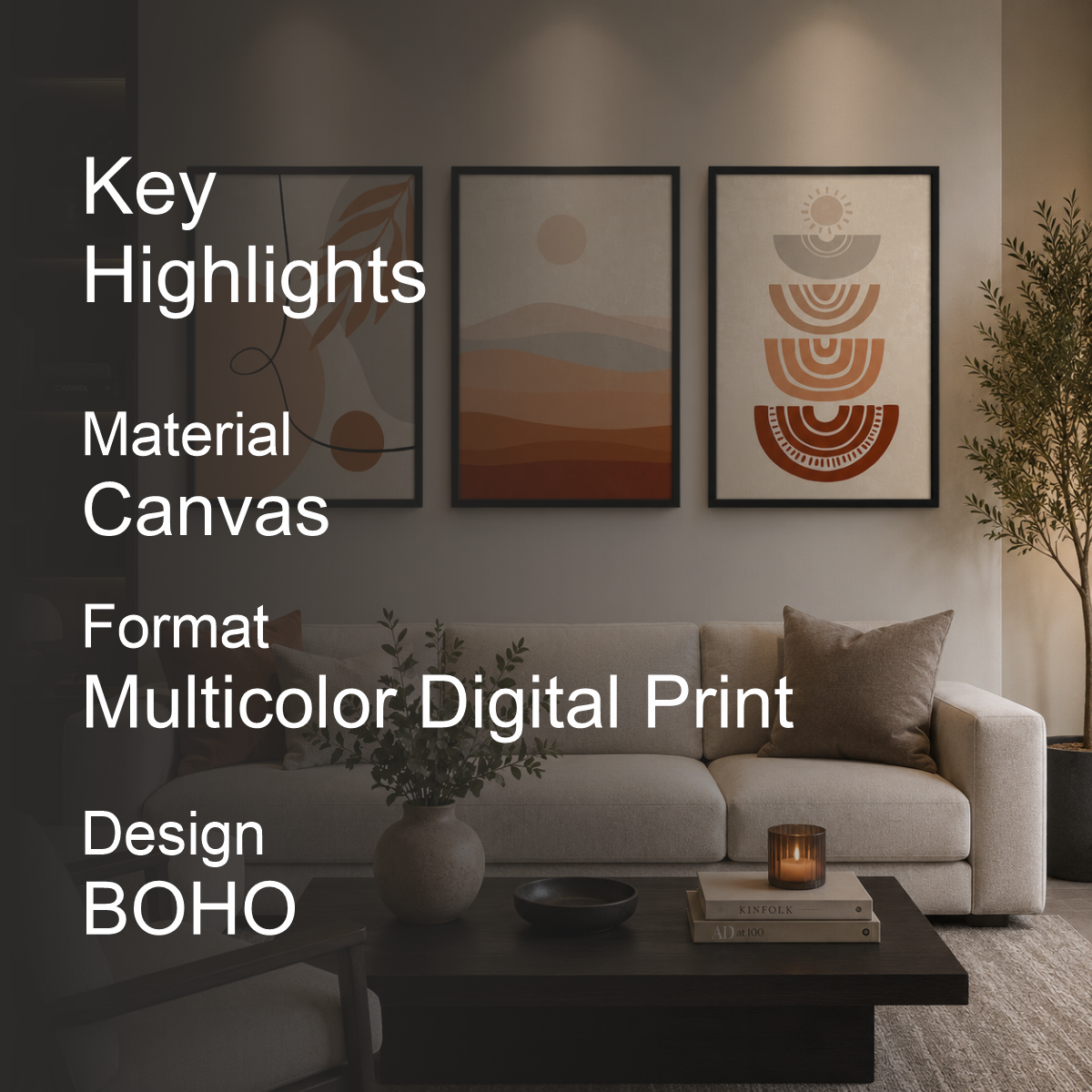 Quiet Balance - Soft Forms, Earthy Tones