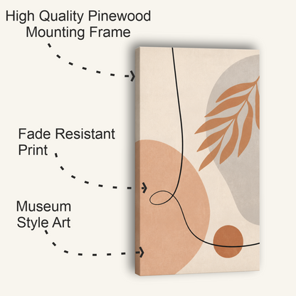 Quiet Balance - Soft Forms, Earthy Tones