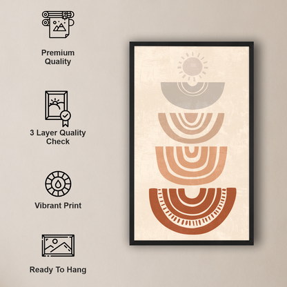 Quiet Balance - Soft Forms, Earthy Tones